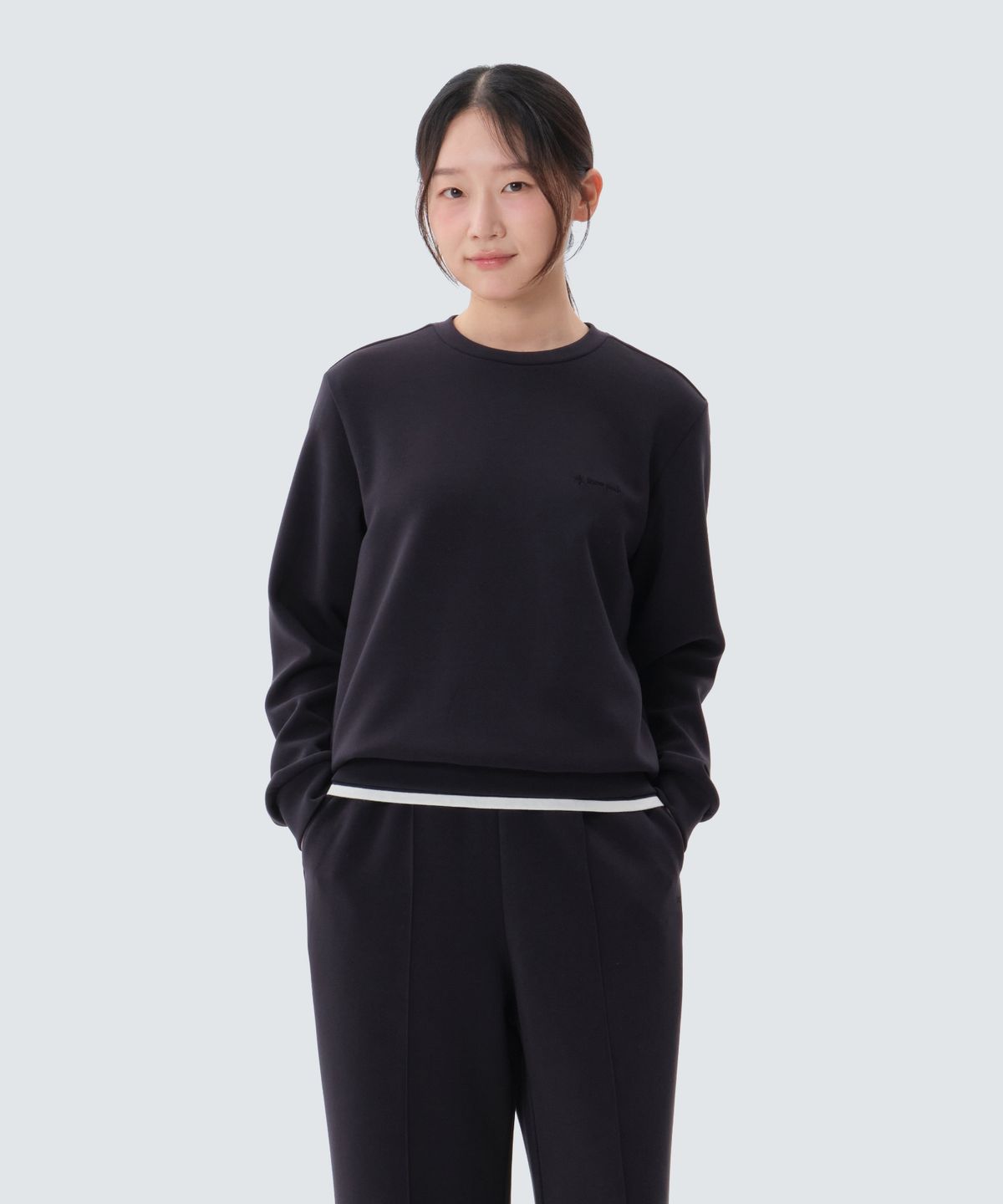 스노우피크 어패럴(SNOWPEAK APPAREL) 실키 여성 맨투맨 (S25SWFHT05) Dark Navy