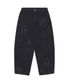 PAINTED DOUBLE KNEE PANTS - WASHED BLACK