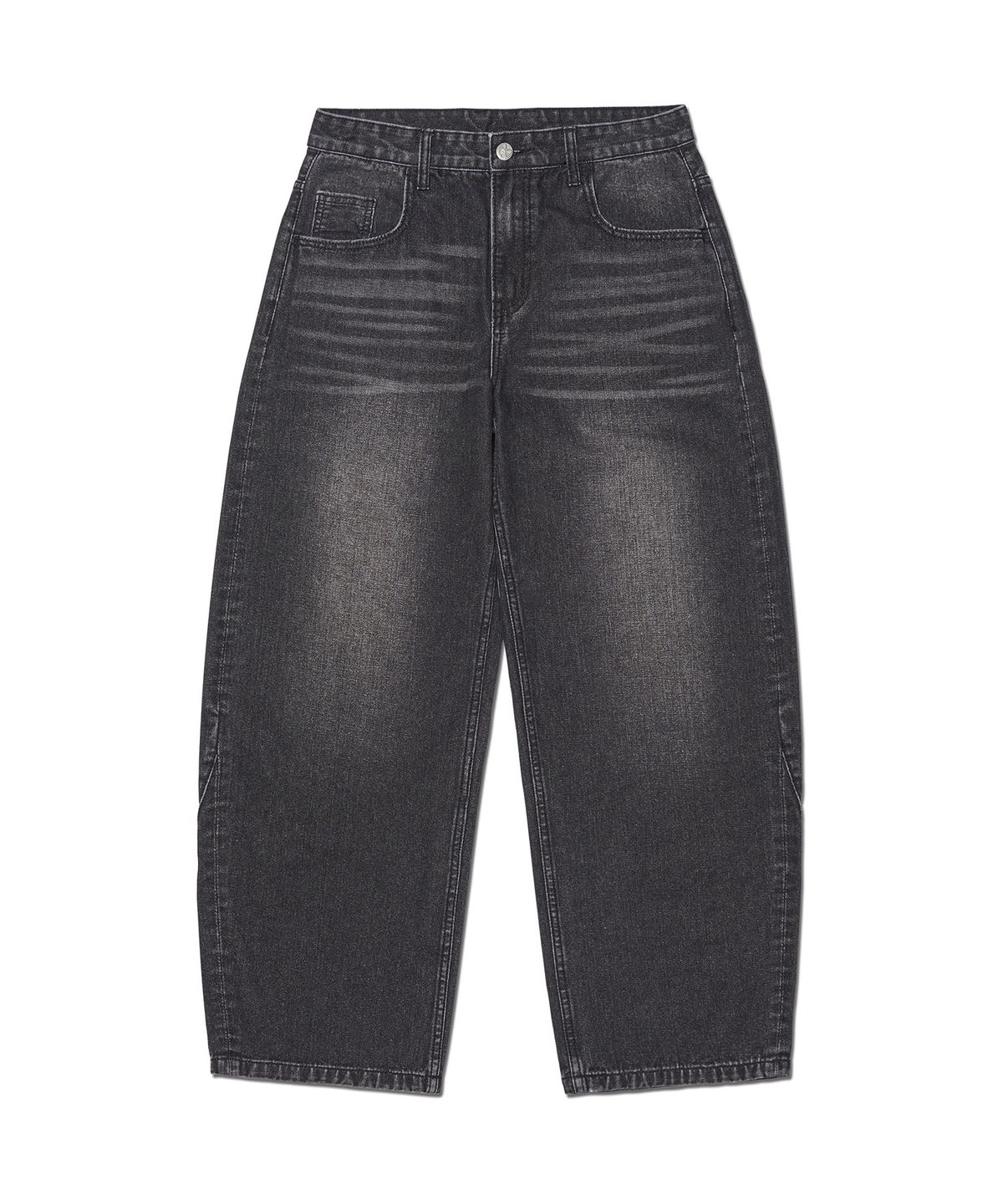 노매뉴얼(NOMANUAL) B.C.L DENIM PANTS - WASHED BLACK