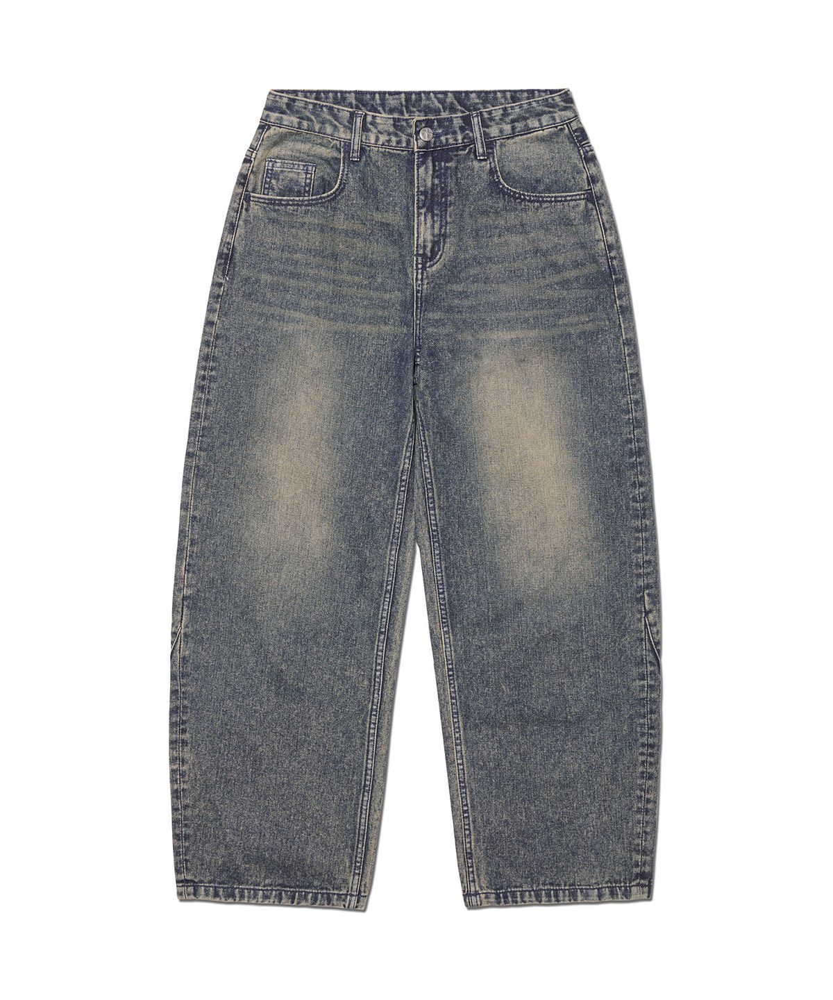 노매뉴얼(NOMANUAL) B.C.L DENIM PANTS - WASHED BLUE