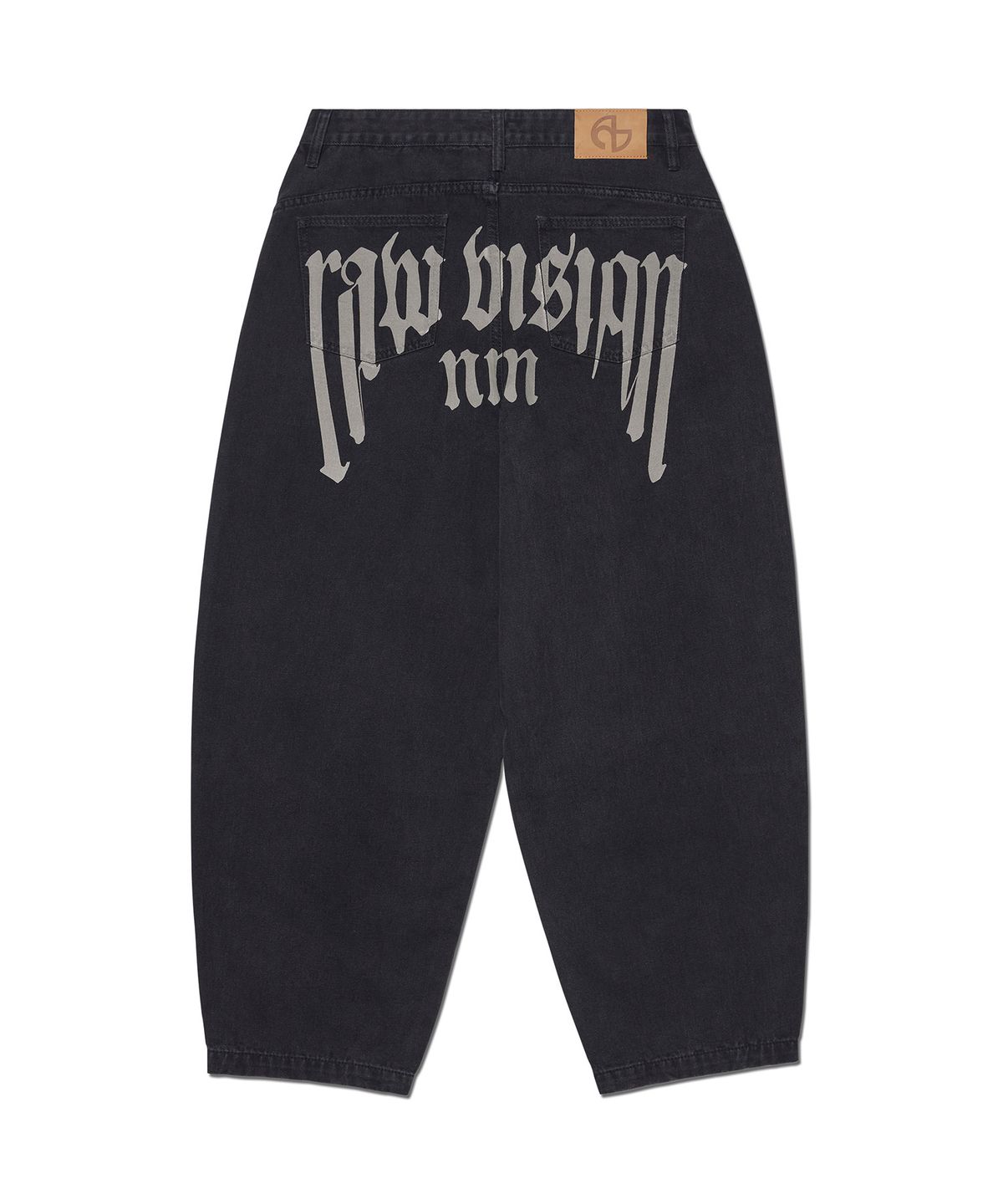 노매뉴얼(NOMANUAL) RAW VISION DENIM PANTS - WASHED BLACK