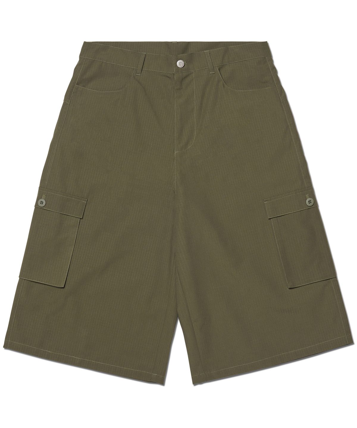 노매뉴얼(NOMANUAL) D.P CARGO BERMUDA PANTS - KHAKI