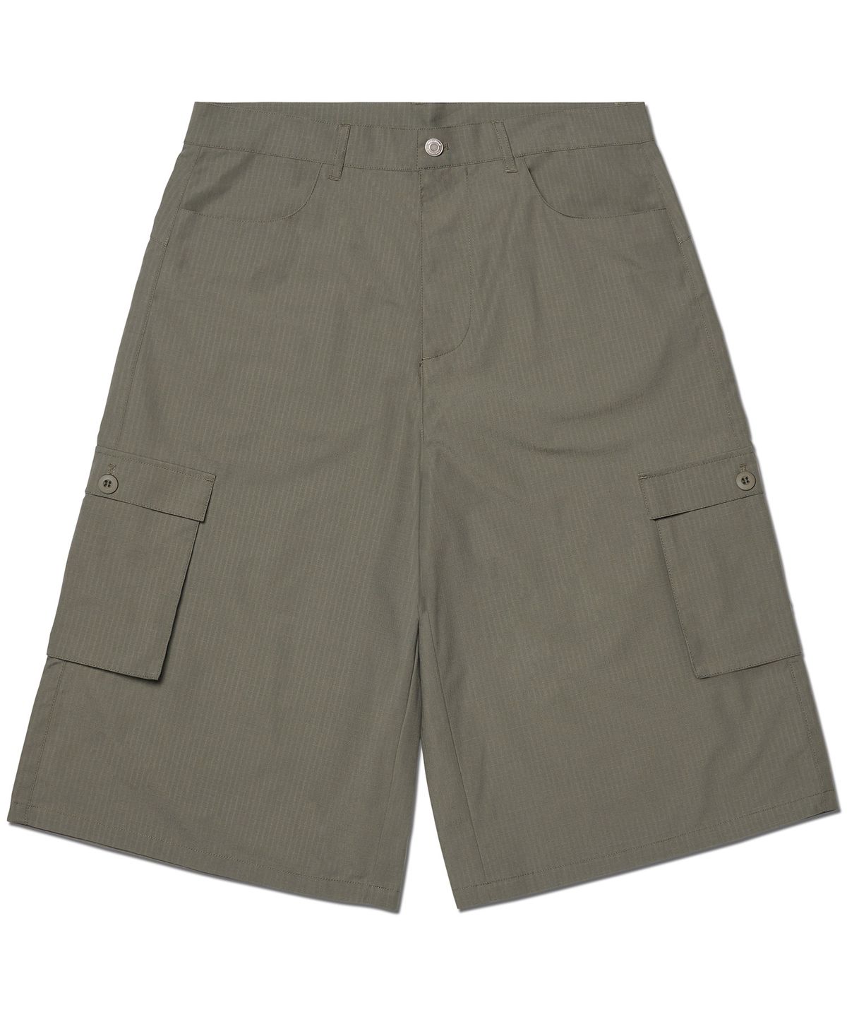 노매뉴얼(NOMANUAL) D.P CARGO BERMUDA PANTS - STONE