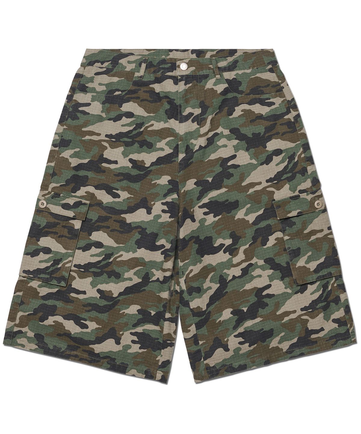 노매뉴얼(NOMANUAL) D.P CARGO BERMUDA PANTS - CAMOUFLAGE