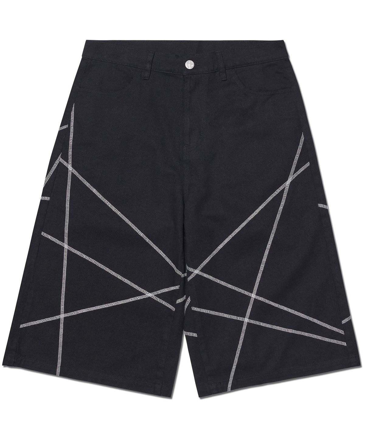노매뉴얼(NOMANUAL) S.L BERMUDA PANTS - BLACK