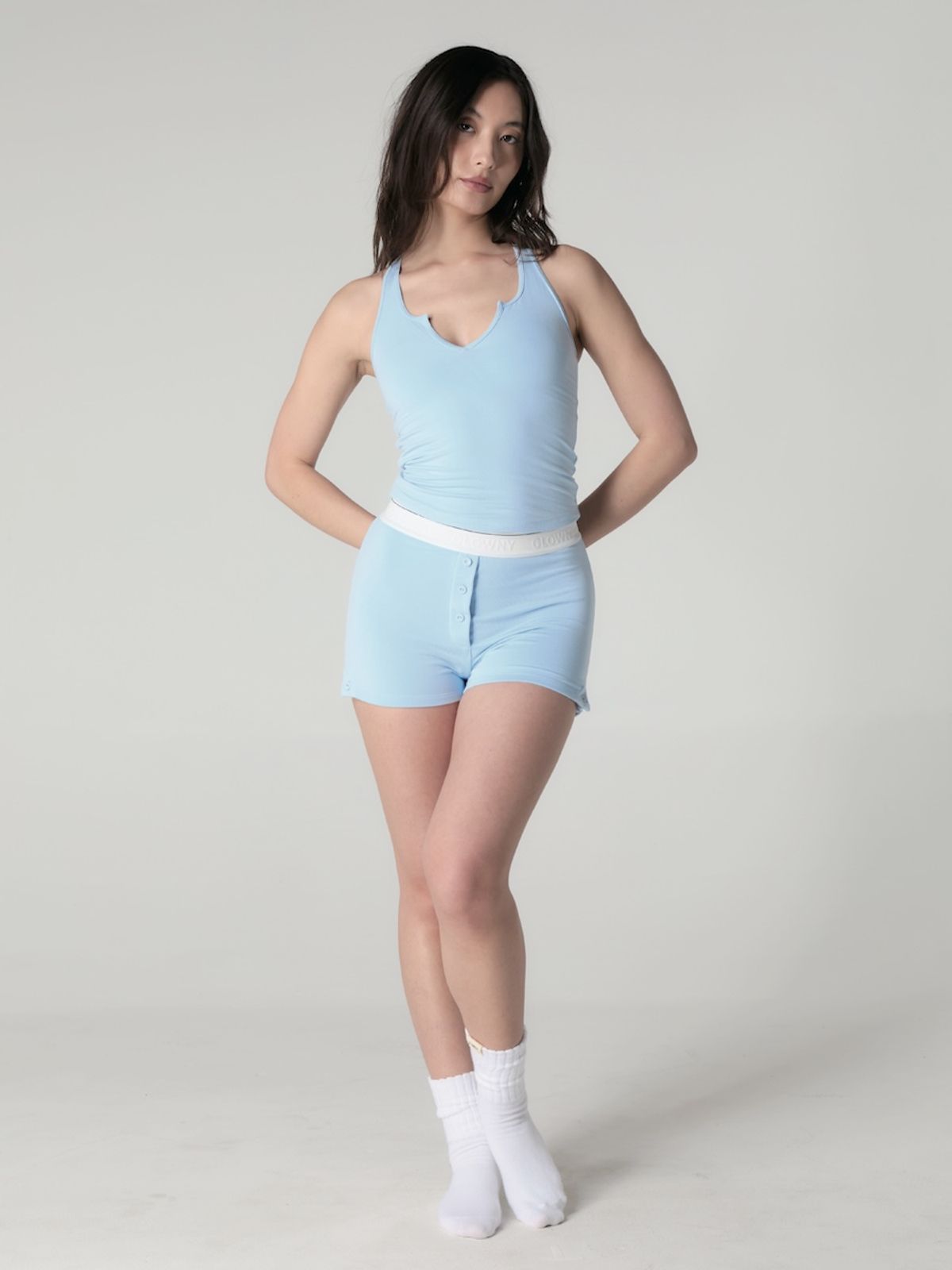 글로니(GLOWNY) MELLOW BOXER BRIEF (BABY BLUE)