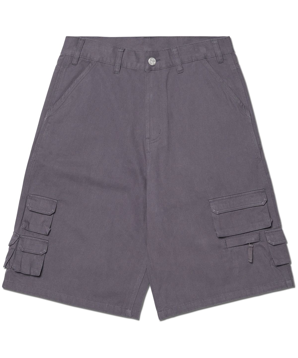 노매뉴얼(NOMANUAL) UTILITY CARGO SHORTS - WASHED CHARCOAL