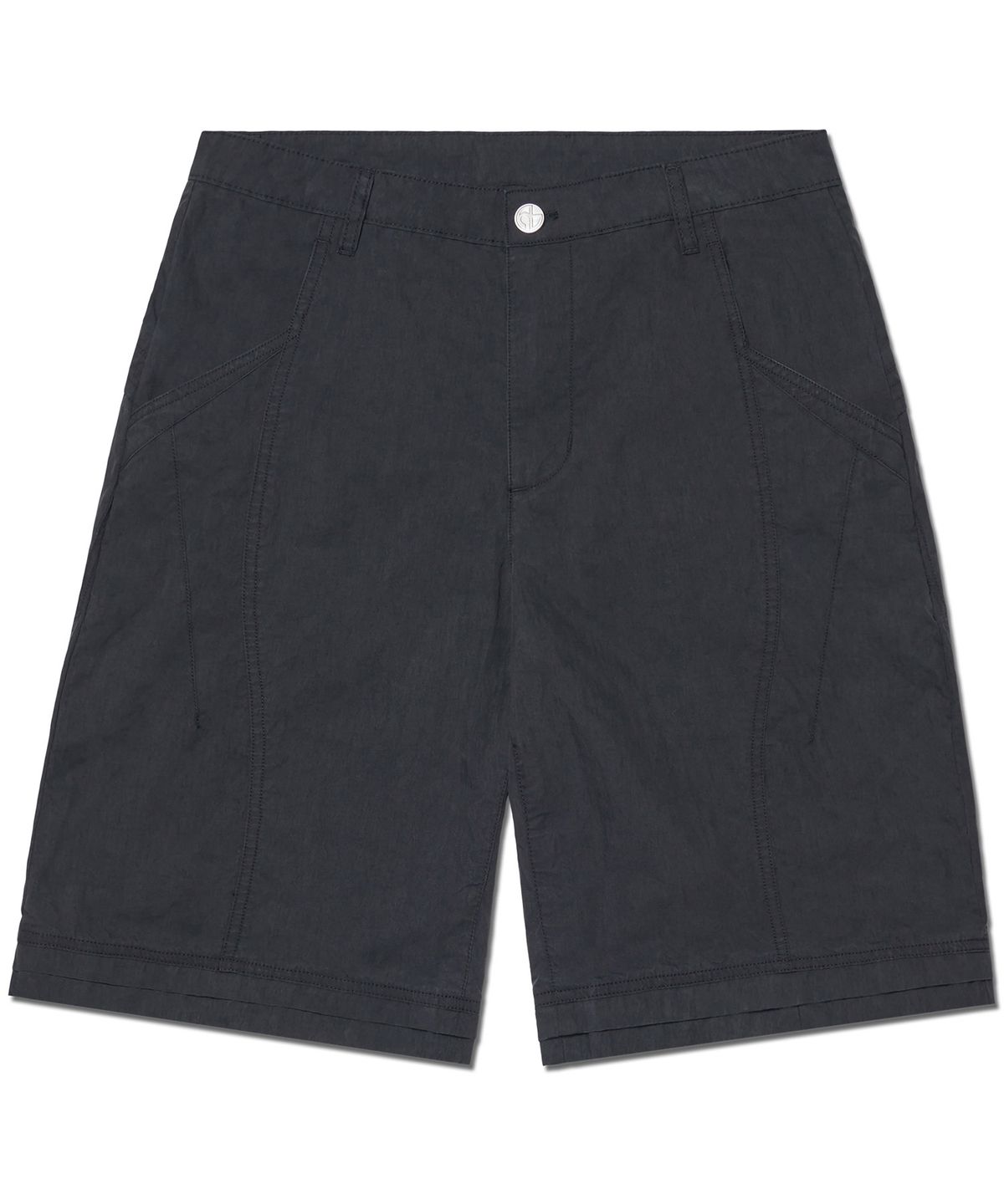 노매뉴얼(NOMANUAL) LAYER SHORTS - WASHED BLACK