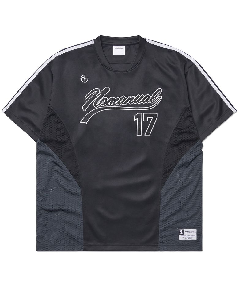 SWEEP BASEBALL JERSEY - CHARCOAL