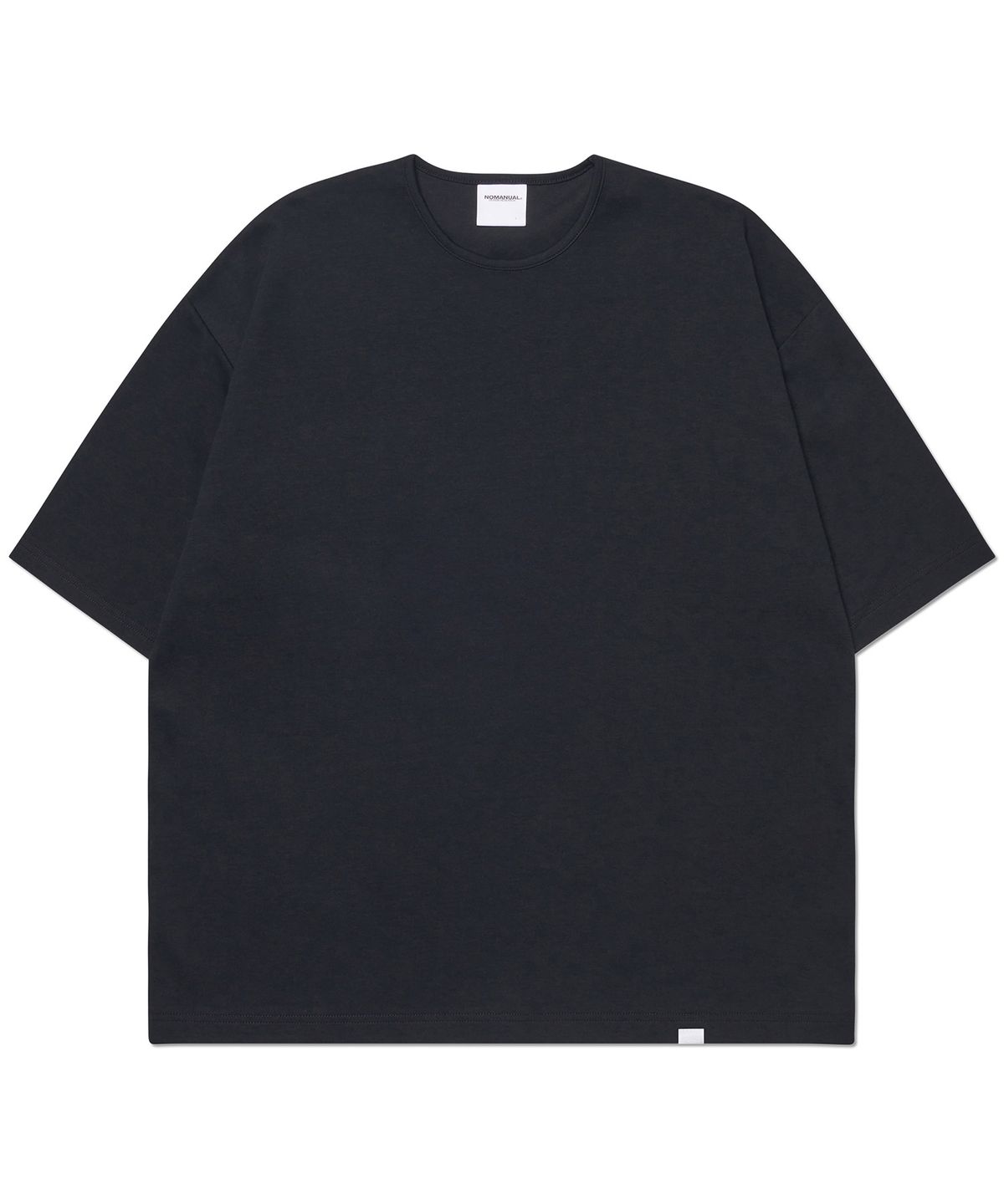 노매뉴얼(NOMANUAL) NM PLAIN T-SHIRT - BLACK