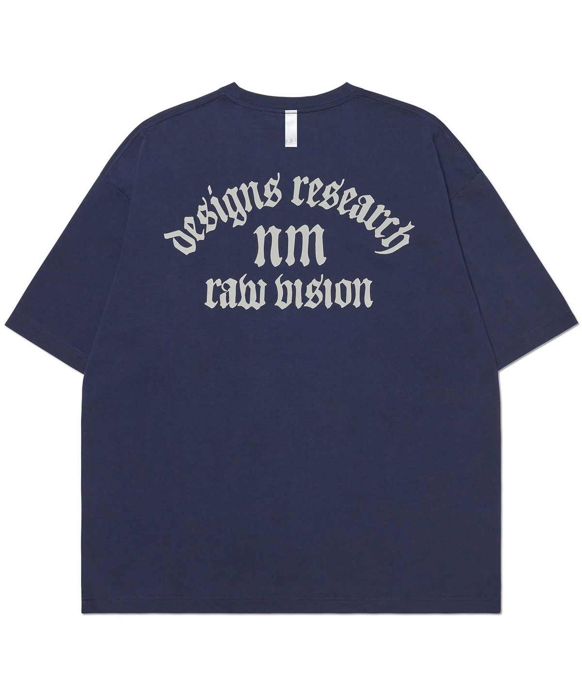 노매뉴얼(NOMANUAL) R.V ARCH LOGO T-SHIRT - DARK NAVY