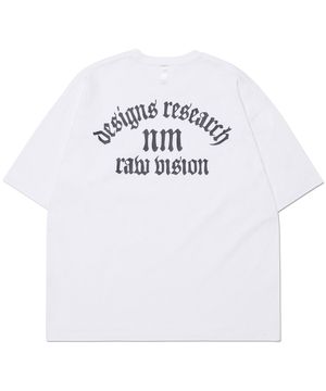 R.V ARCH LOGO T-SHIRT - WHITE