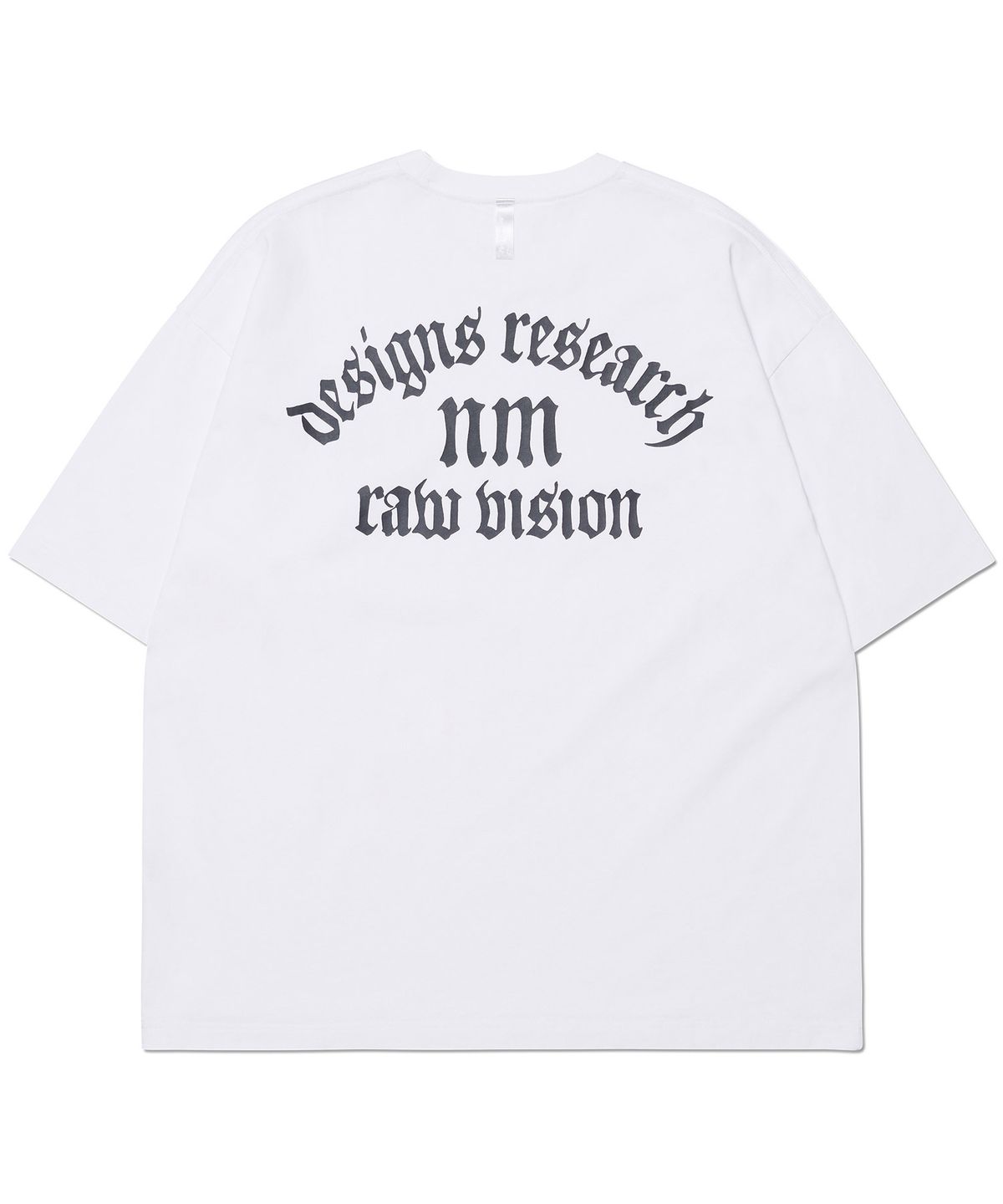 노매뉴얼(NOMANUAL) R.V ARCH LOGO T-SHIRT - WHITE