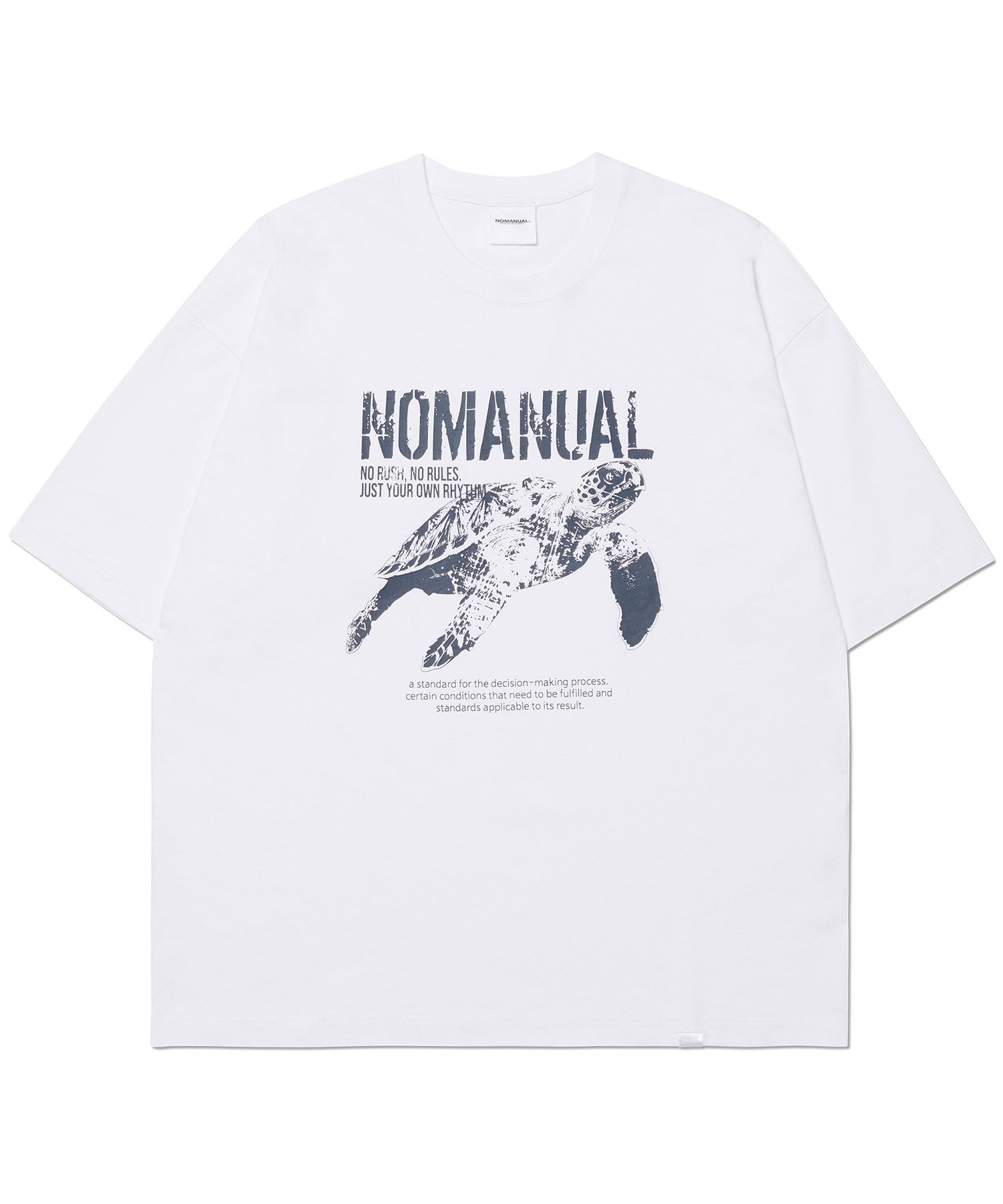 韓国発!【NOMANUAL】TURTLE T-SHIRT MUSINSA | NOMANUAL TURTLE T-SHIRT - BLACK
