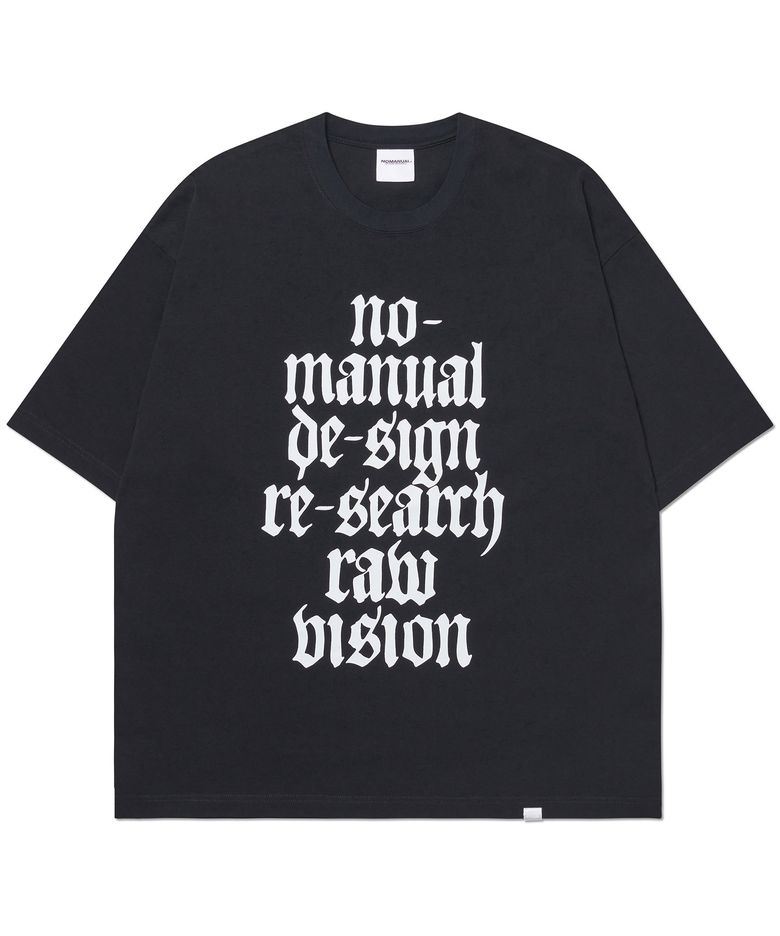 RAW VISION T-SHIRT - BLACK
