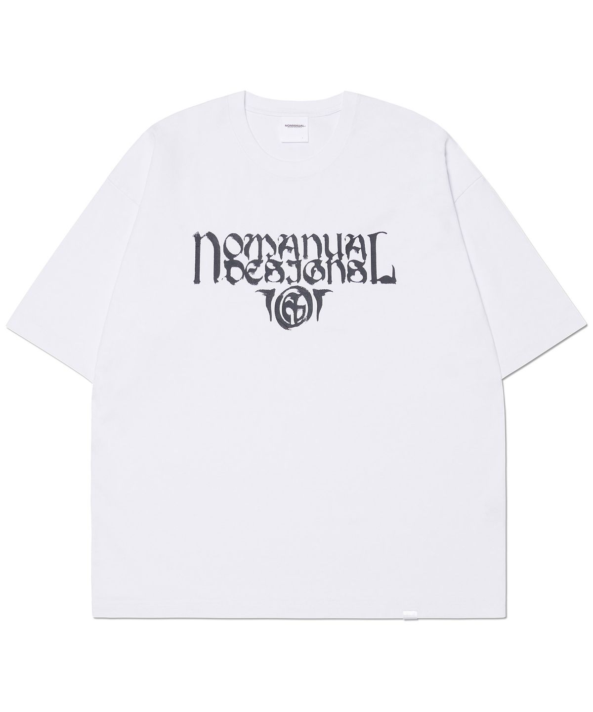 노매뉴얼(NOMANUAL) P.T T-SHIRT - WHITE