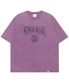 EMBLEM WASHED T-SHIRT - WASHED PURPLE