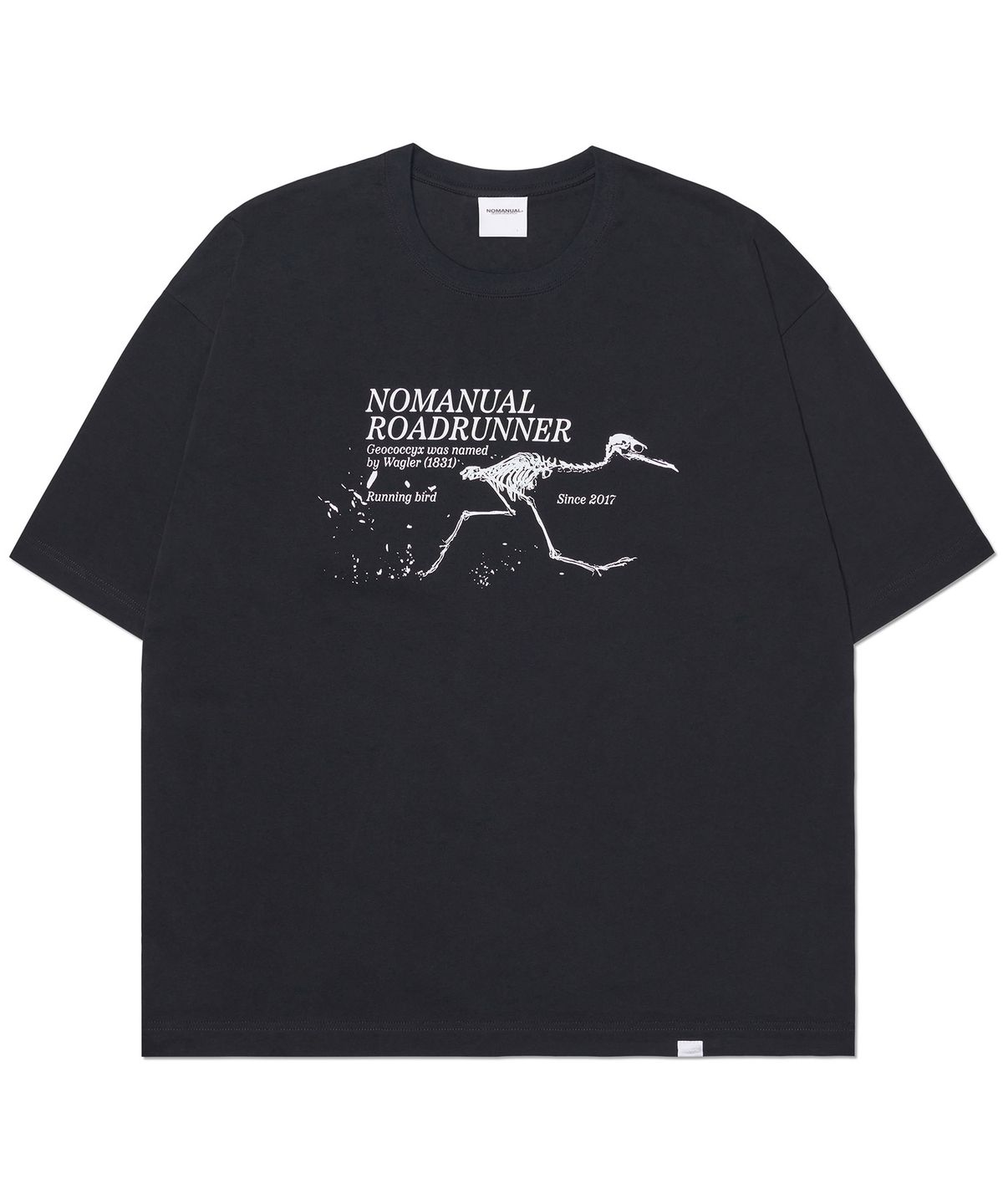 노매뉴얼(NOMANUAL) ROADRUNNER T-SHIRT - BLACK