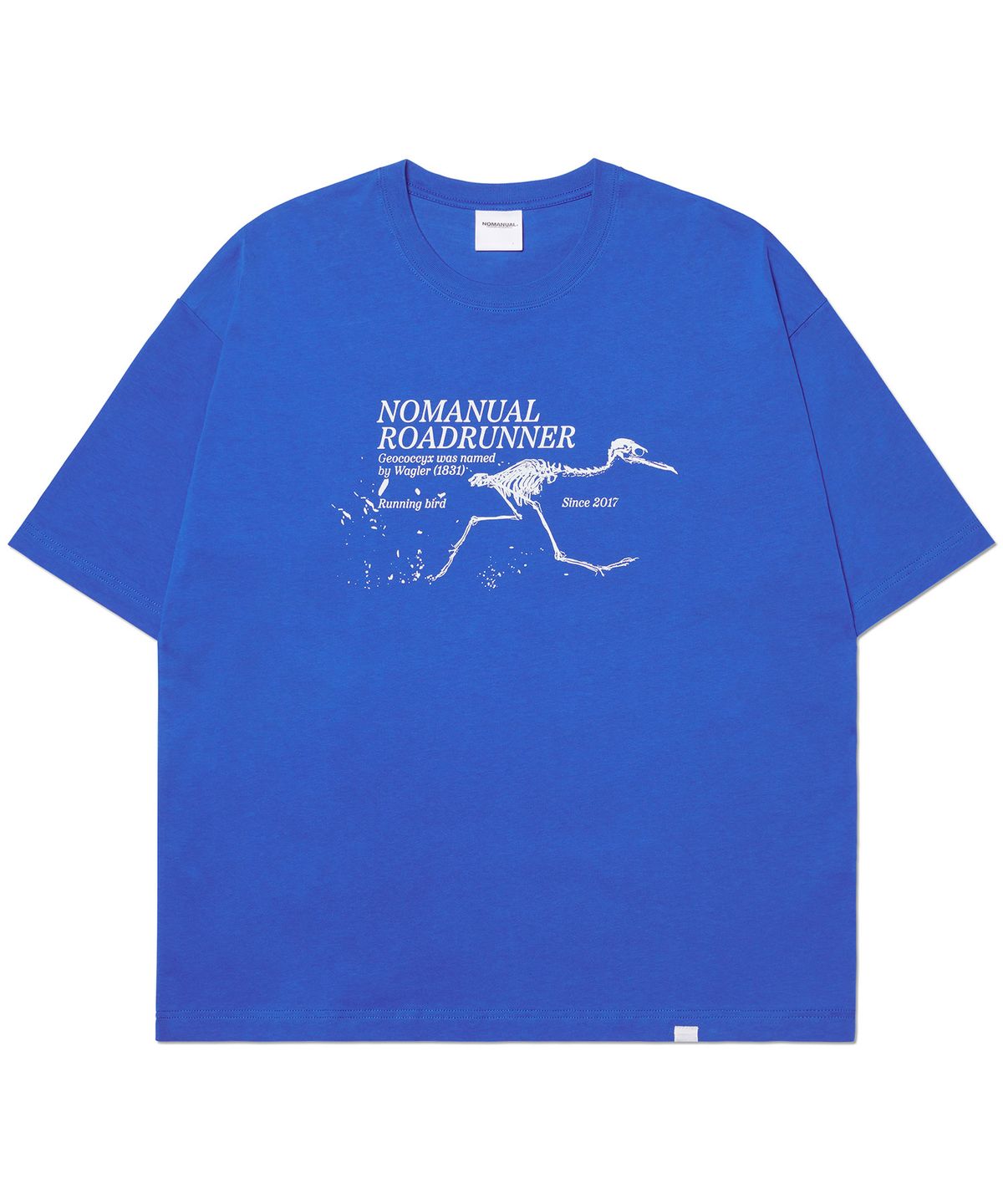 노매뉴얼(NOMANUAL) ROADRUNNER T-SHIRT - BLUE