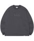SLASH LONG SLEEVE TEE - CHARCOAL