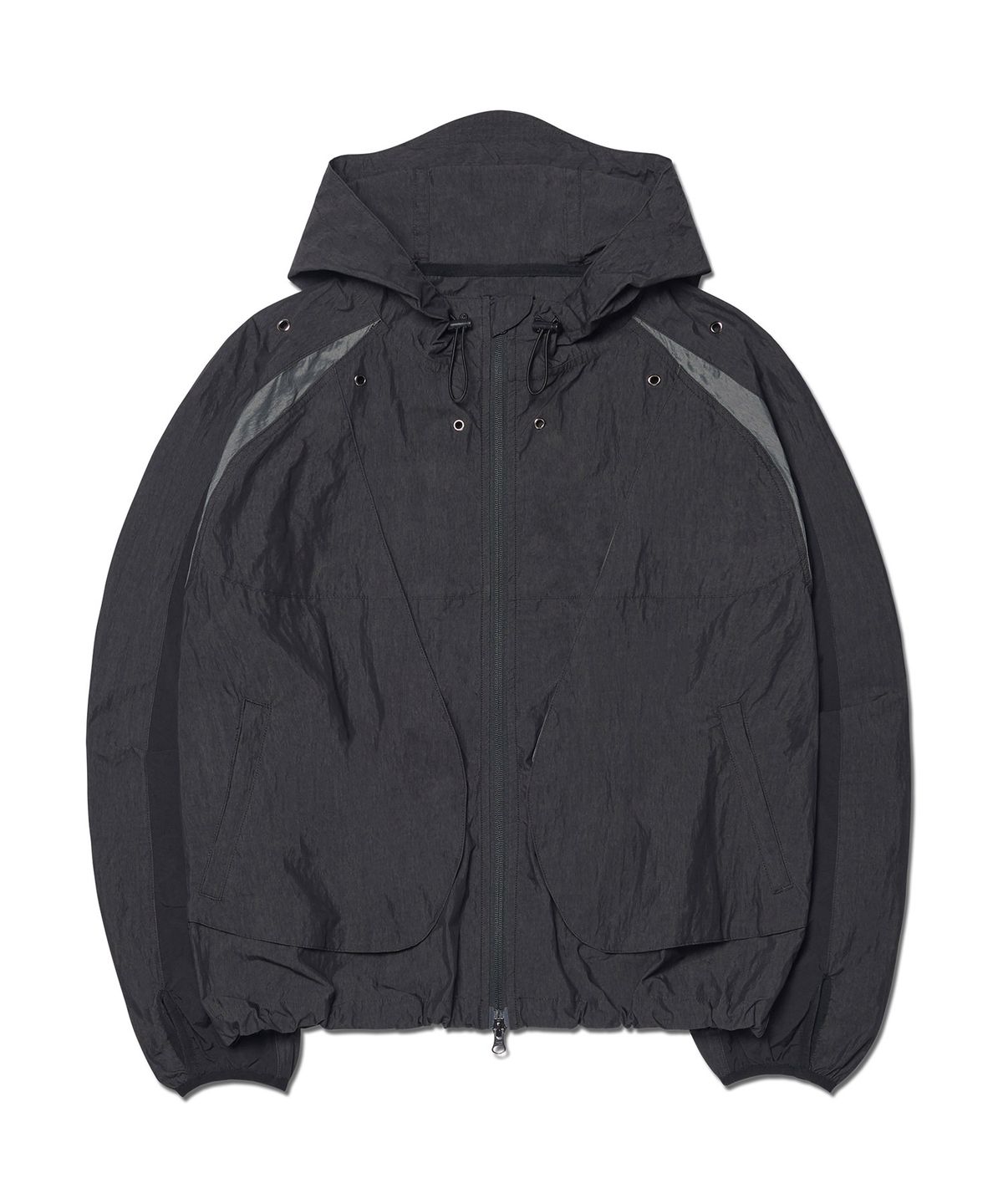 노매뉴얼(NOMANUAL) LIGHT SHIELD JACKET - WASHED BLACK