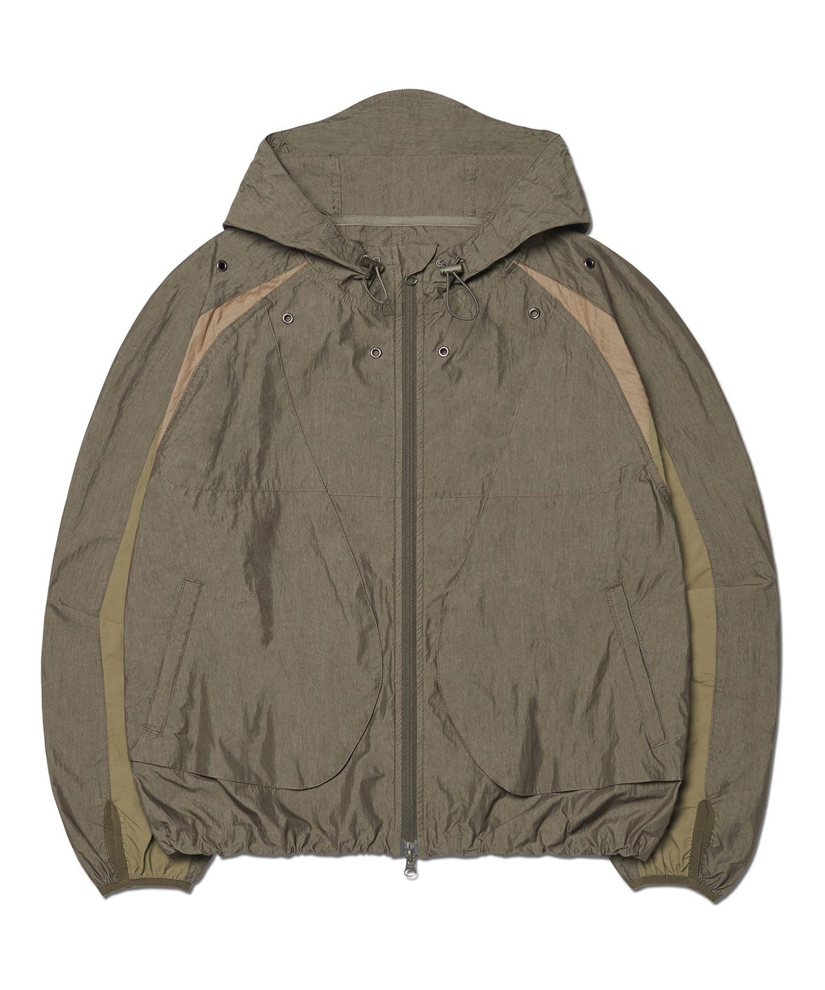 노매뉴얼(NOMANUAL) LIGHT SHIELD JACKET - WASHED KHAKI
