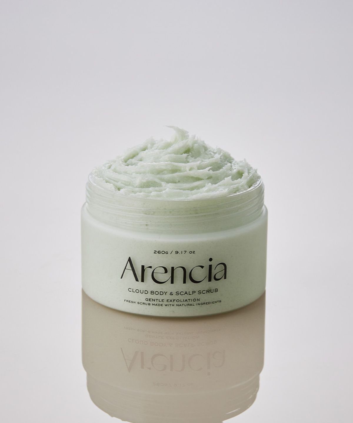 아렌시아(ARENCIA) 프레시 클라우드 바디&스칼프 스크럽 제라늄&프림로즈 260g