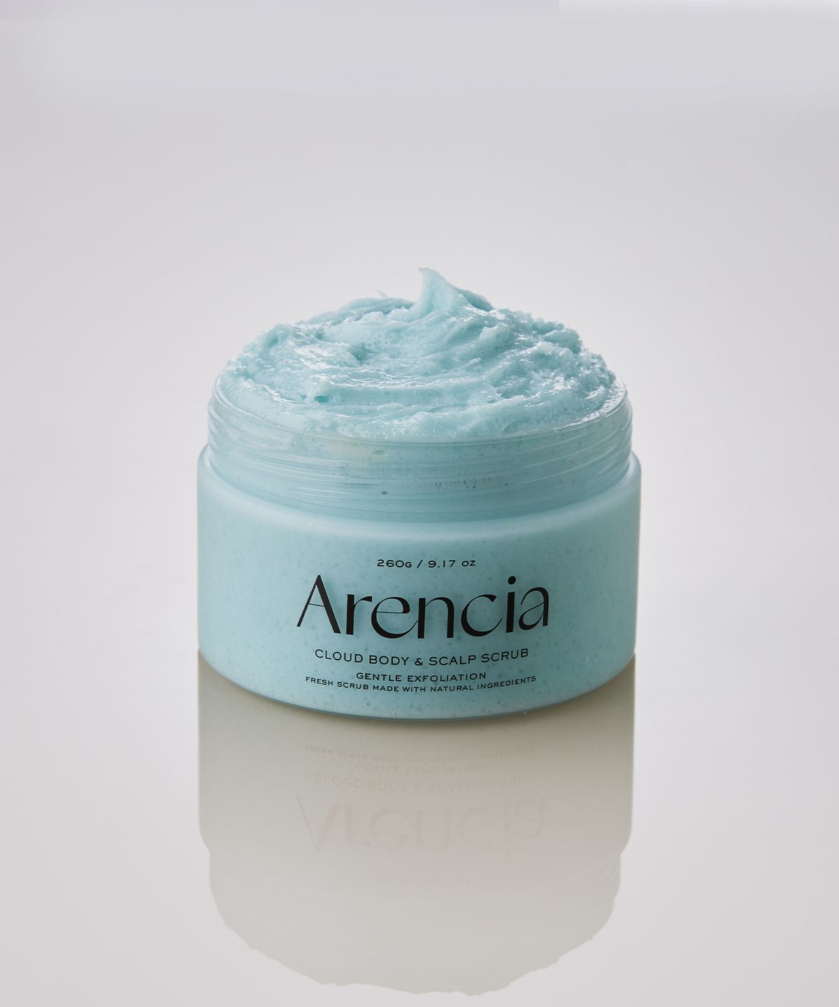 아렌시아(ARENCIA) 프레시 클라우드 바디&스칼프 스크럽 프렌치민트&릴리 260g