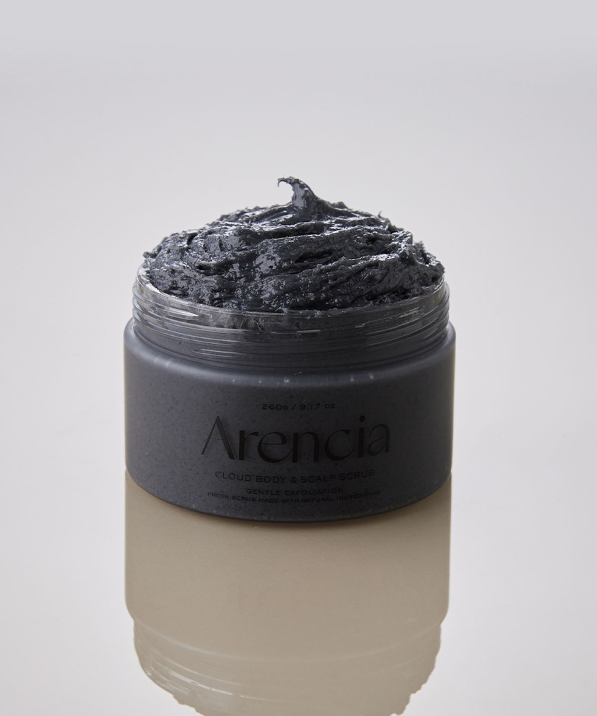 아렌시아(ARENCIA) 프레시 클라우드 바디&스칼프 스크럽 블랙티&유즈 260g