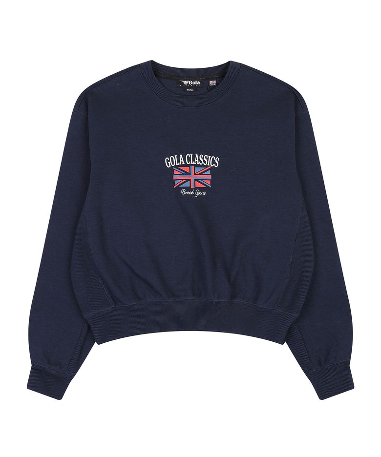 HERITAGE LOGO SWEAT SHIRTS [NAVY]