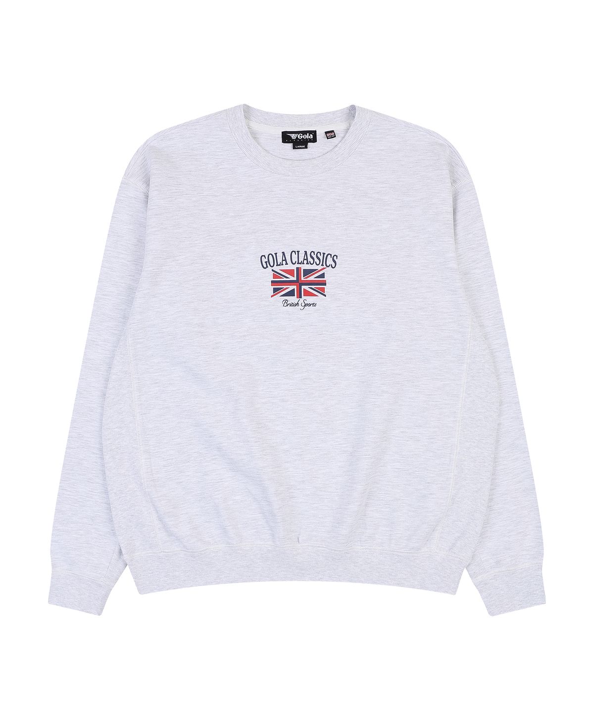 골라(GOLA) HERITAGE LOGO SWEAT SHIRTS [LIGHT GREY]