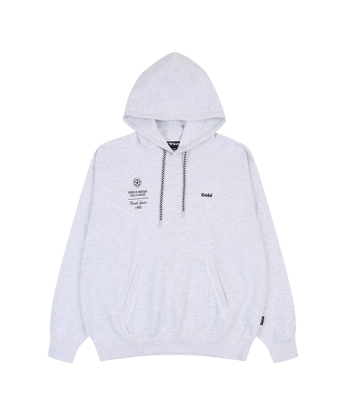 골라(GOLA) LOGO PLAY SWEAT HOODIE [LIGHT GREY]