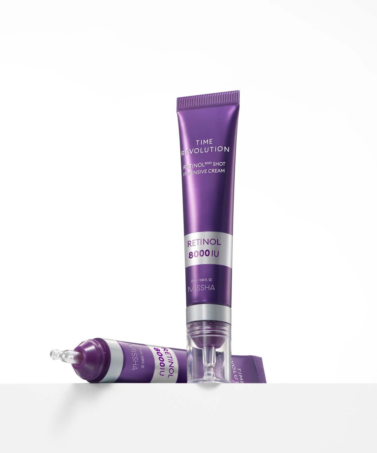 미샤(MISSHA) 타임 레볼루션 레티놀 8000샷 집중크림 25ml