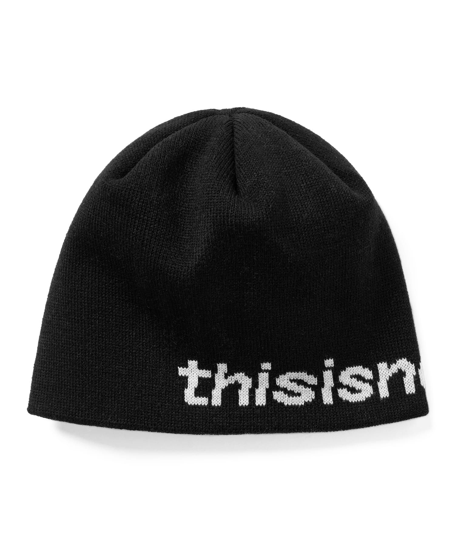 MUSINSA公式 | thisisneverthat (SS25) SP-Logo No Cuff Beanie Black