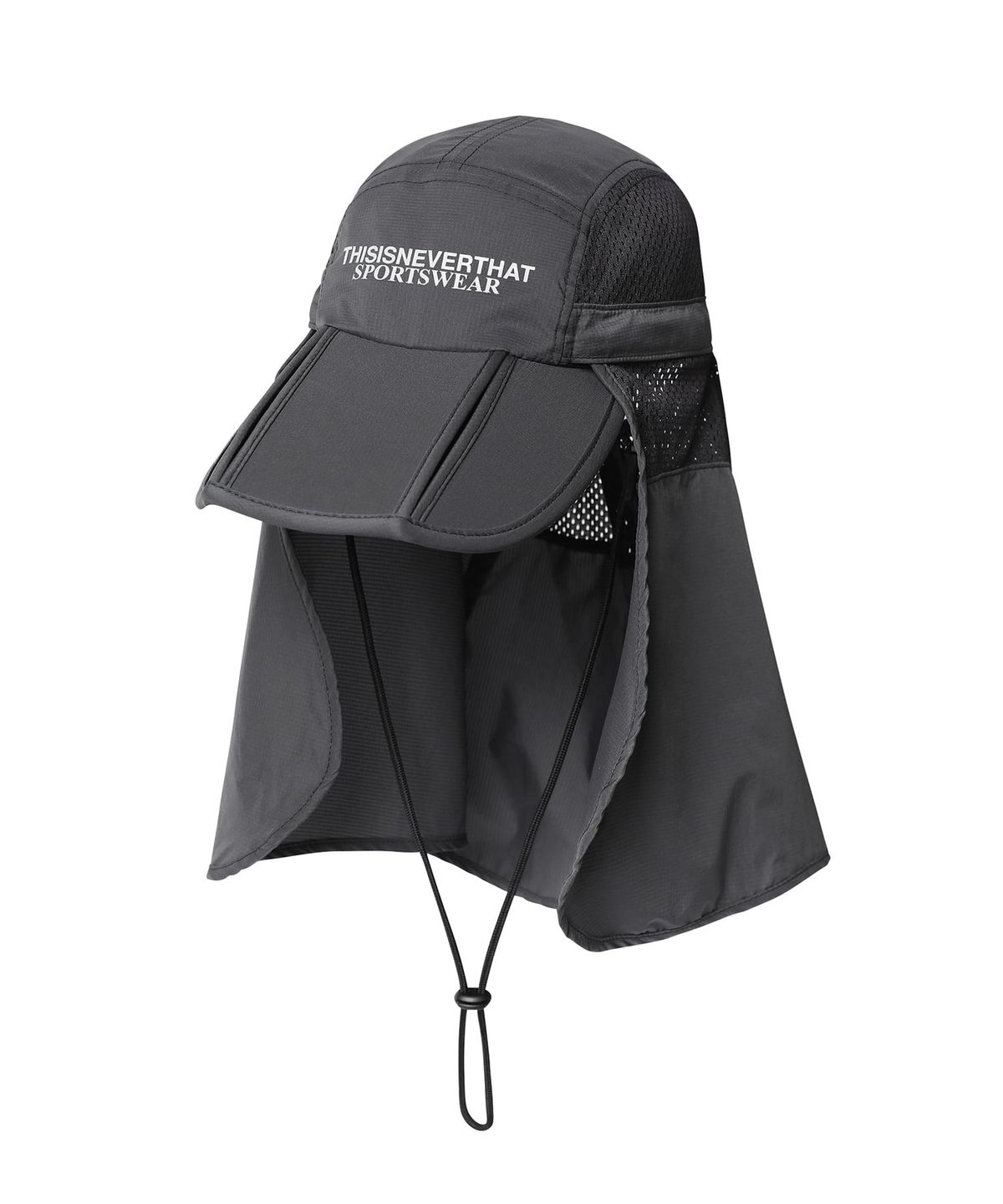 디스이즈네버댓(THISISNEVERTHAT) Long Bill Sun Sport Cap Black