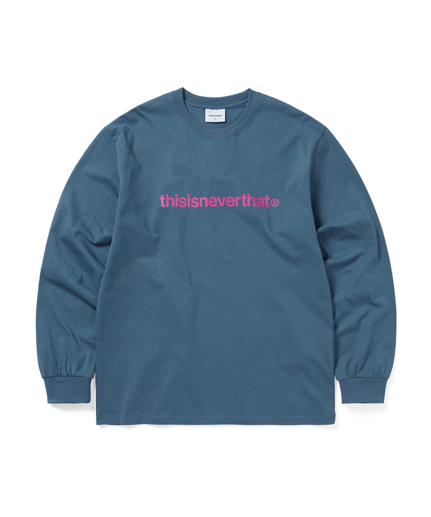 MUSINSA | thisisneverthat® T-Logo L/S Tee Light Navy