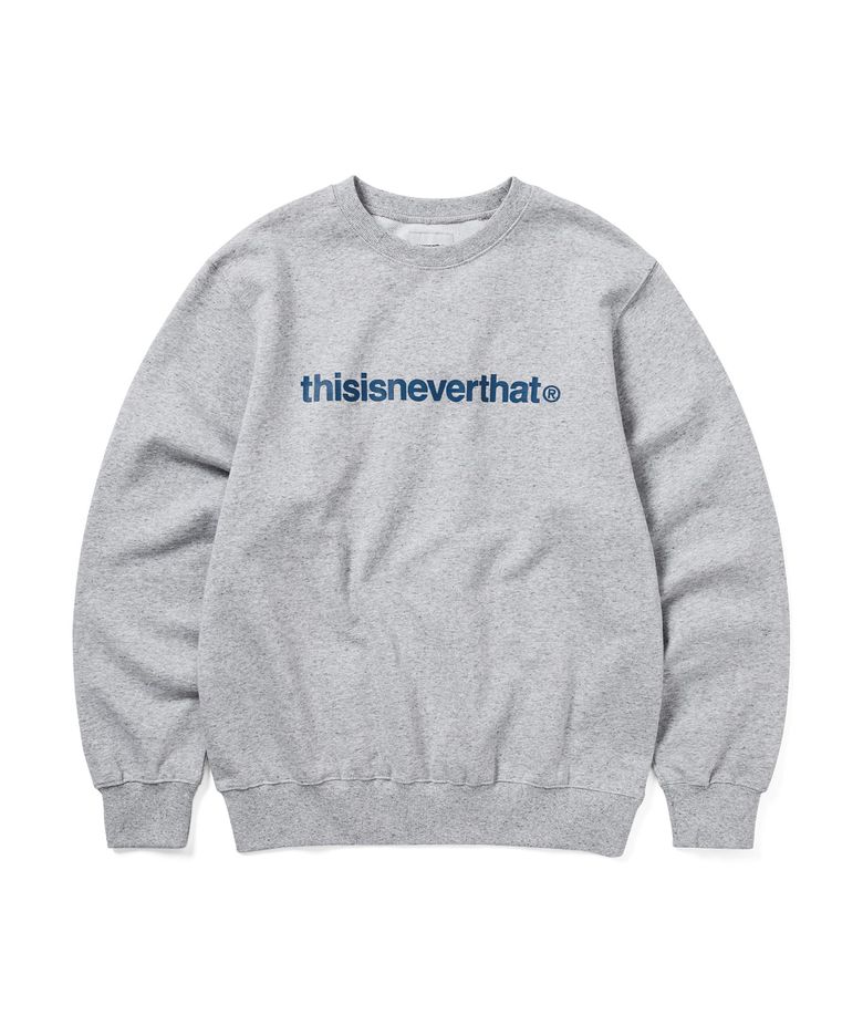 (SS25) T-Logo LT Crewneck Heather Grey