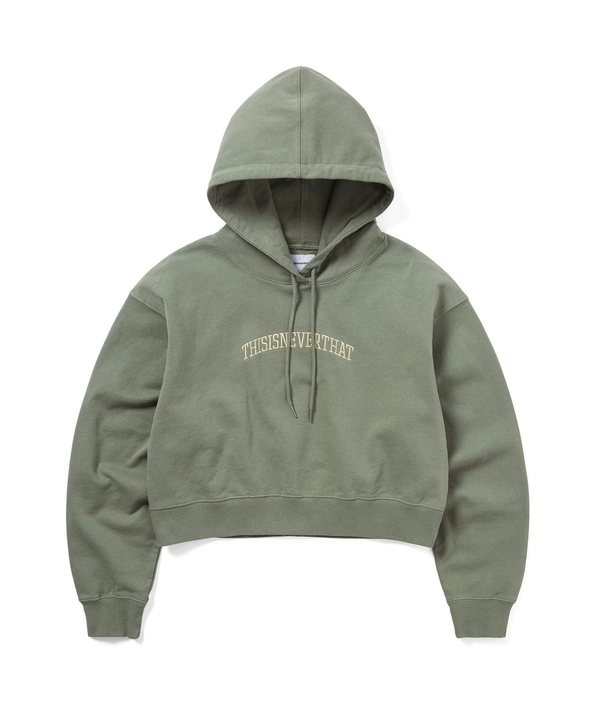 디스이즈네버댓(THISISNEVERTHAT) Arch-Logo W Hoodie Light Olive