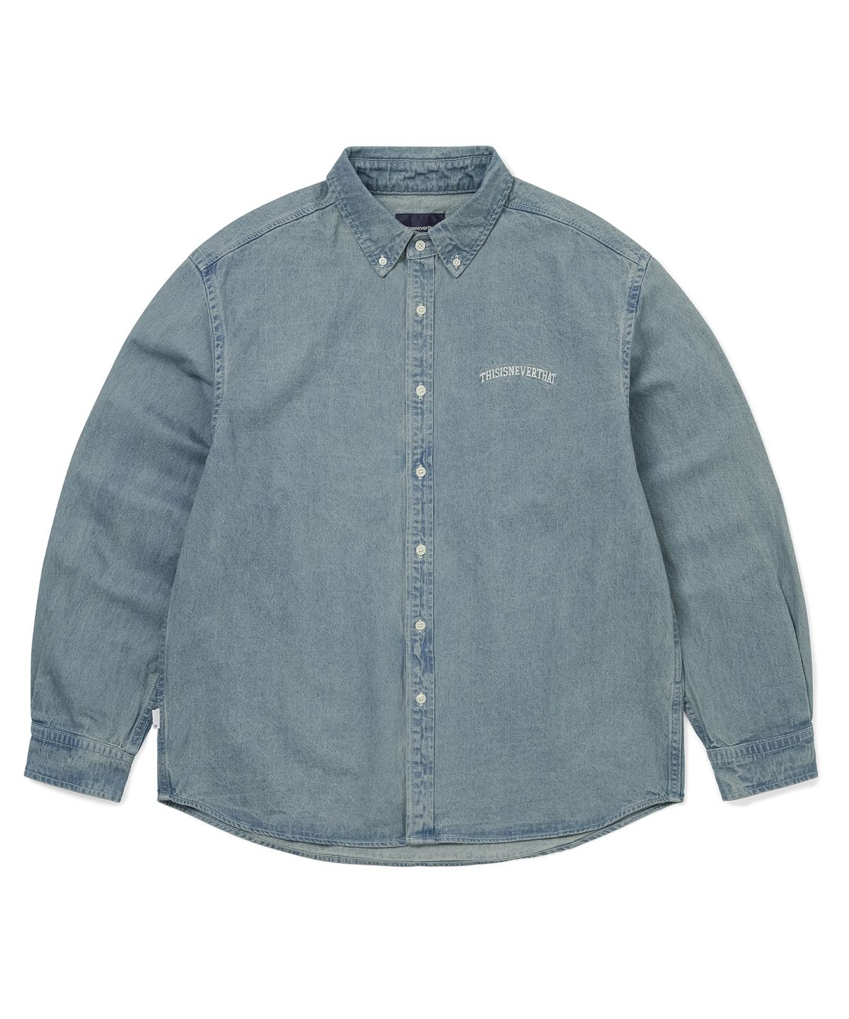 디스이즈네버댓(THISISNEVERTHAT) Washed Denim Shirt Washed Blue