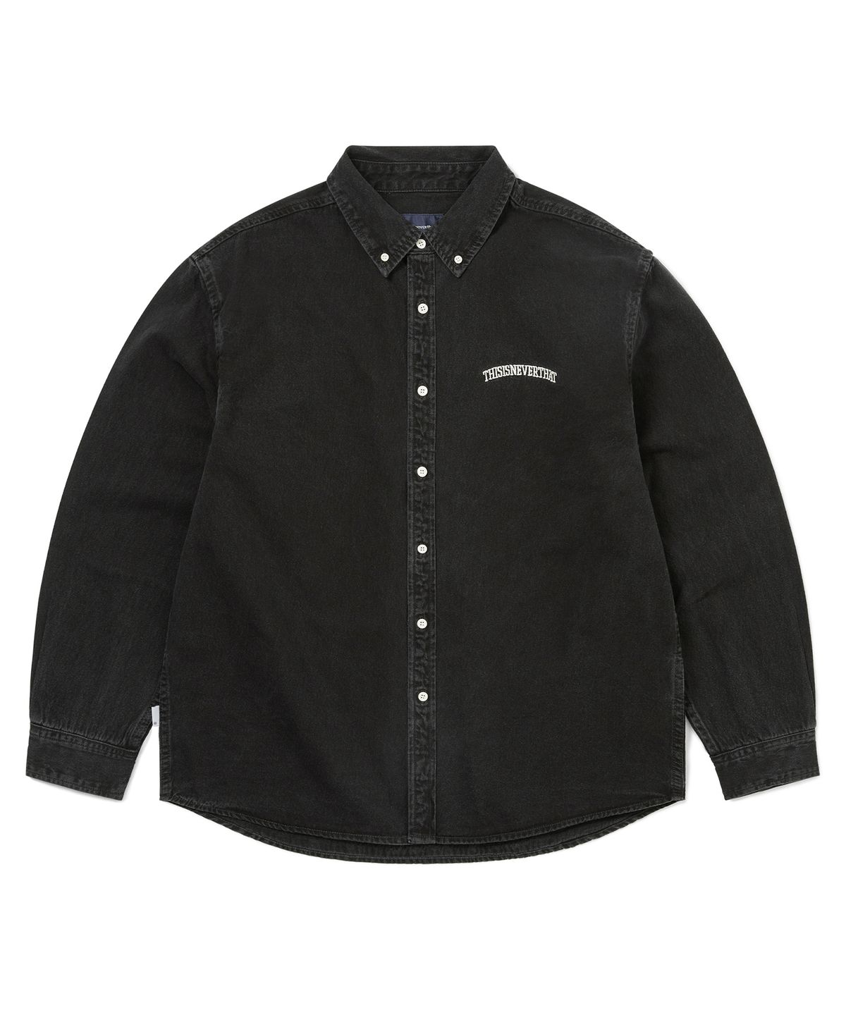 디스이즈네버댓(THISISNEVERTHAT) Washed Denim Shirt Black