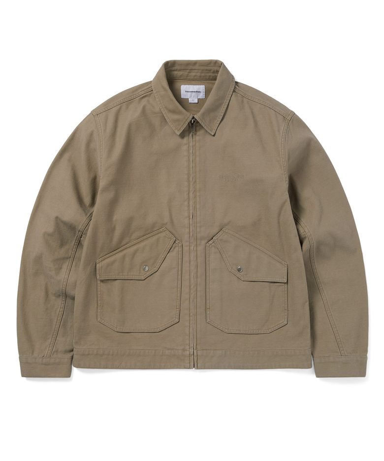 Washed Work Jacket Khaki