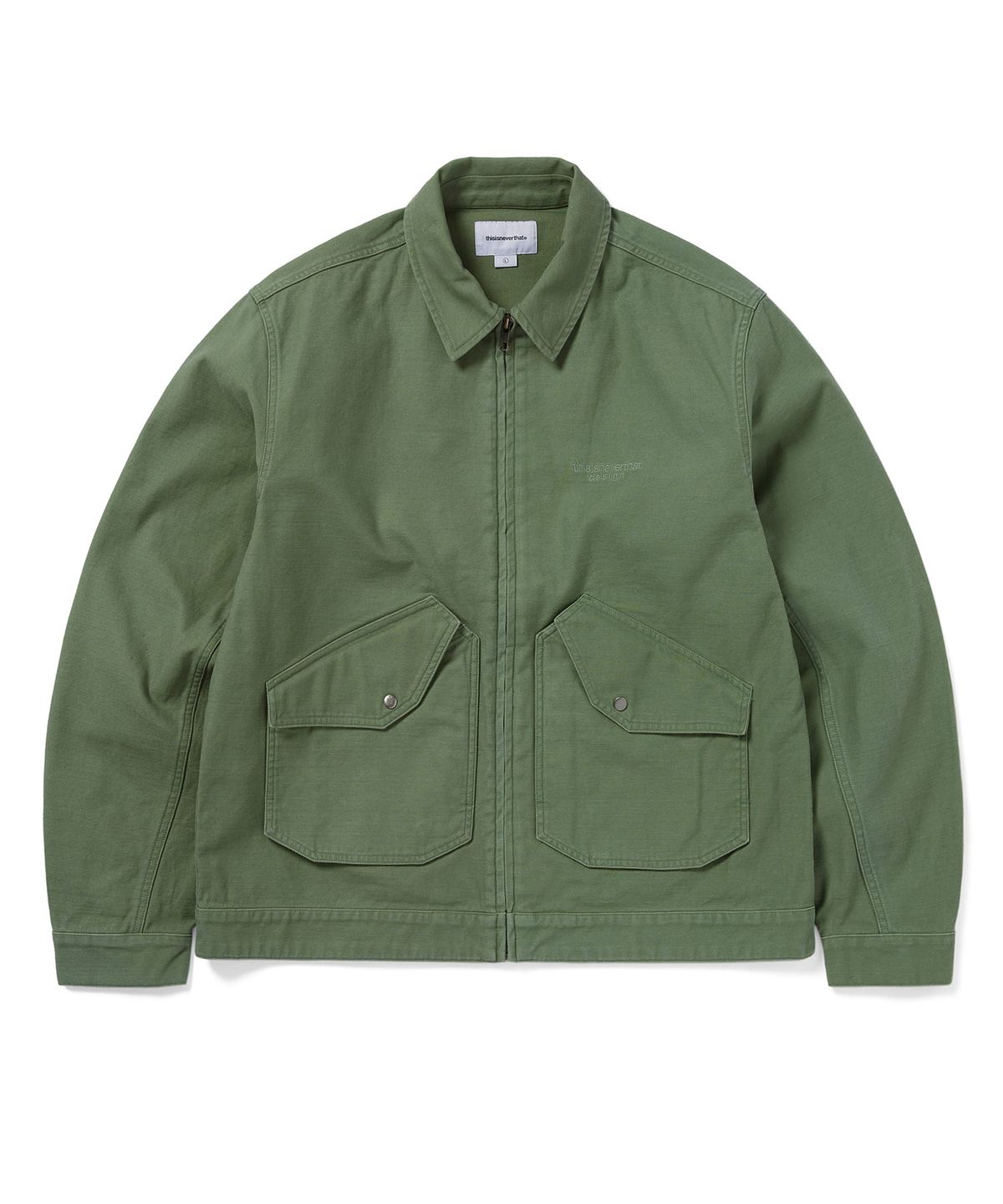 디스이즈네버댓(THISISNEVERTHAT) Washed Work Jacket Green