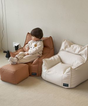 키즈 빈백 소파 스툴세트