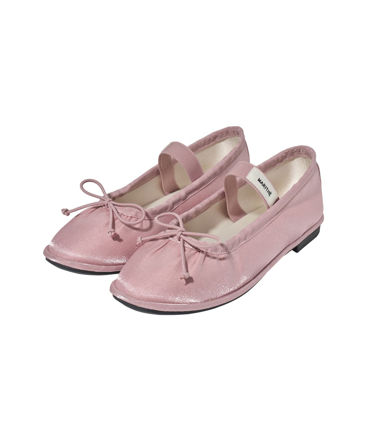 마리떼 프랑소와 저버(MARITHÉ + FRANҪOIS GIRBAUD) W BANDING RIBBON FLAT SHOES light pink