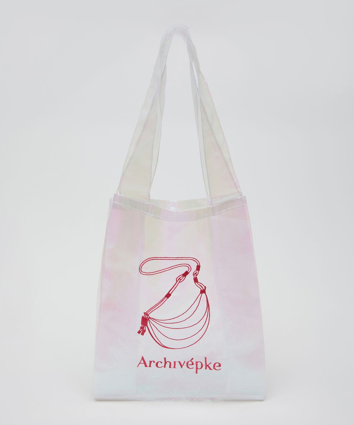 아카이브앱크(ARCHIVEPKE) [Fling-mové 000] Embroidery bag(Odd pink)