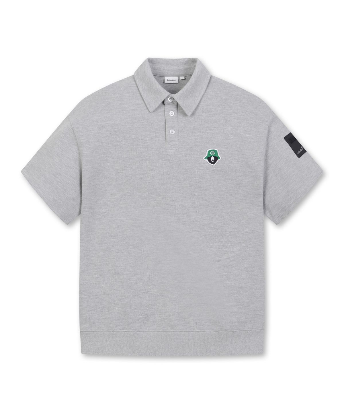 골든베어(GOLDEN BEAR) 1/2 Sleeves Polo Collar Sweatshirt_G4TAM25191GYX