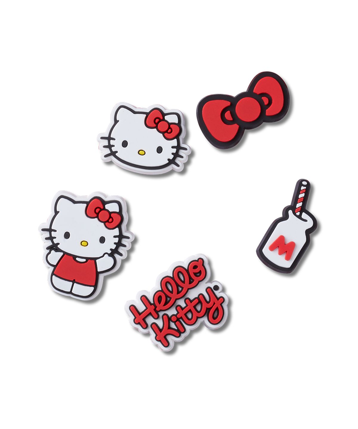 크록스키즈(CROCS KIDS) 지비츠 HELLO KITTY 5세트