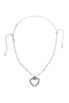 NO.610 [BURNISH] SPIKY HEART NECKLACE