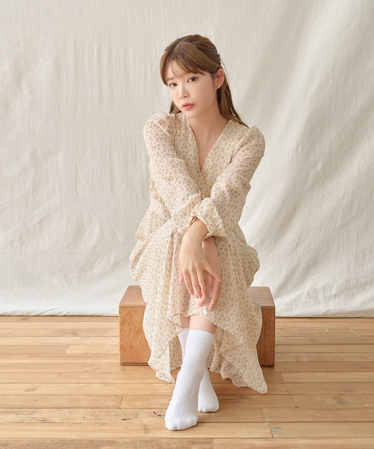 룰루렐라(LULULELA) [10pack] 베이직 무지 중목양말