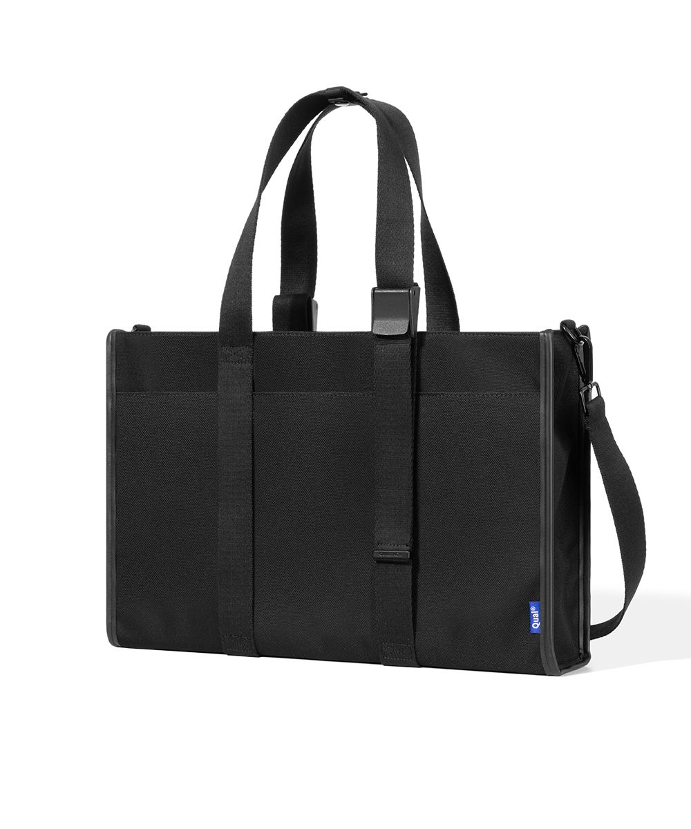 トートバッグ qualpack Essential Tote Bag 331 Vegan Leather Black QC331_p MUSINSA | QUALPACK Essential Tote Bag 331 Black